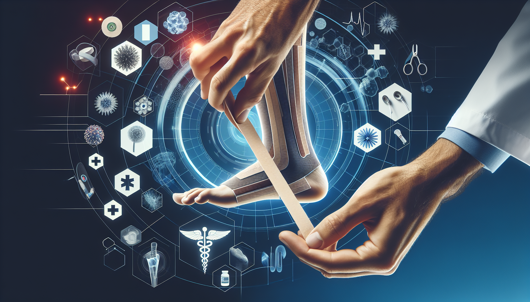 Тейпирование голеностопа: когда и как